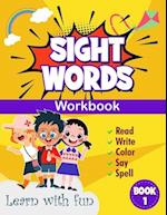 Children Activity Book - Sight words 1