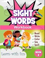 Children Activity Book - Sight words 2