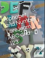 Alphabet and Number Lore learn ABC and 123 