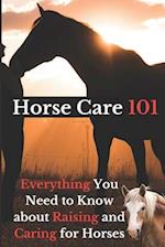 Horse Care 101: Everything You Need to Know about Raising and Caring for Horses 