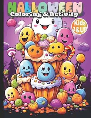 Halloween Coloring and Activity Book | For kids 3 and up