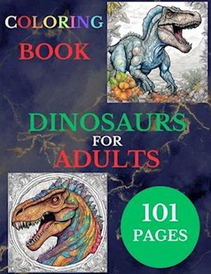 Dinosaurs Coloring Book for Adults