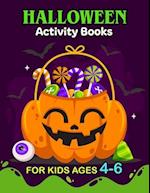 Halloween Activity Book for Kids Ages 4-6 