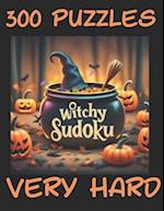 Witchy Sudoku - 300 Puzzles - Level: Very Hard - Sudoku Extreme - Halloween Edition 