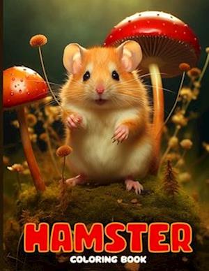 Hamster Coloring Book: Wild Hamster Illustrations To Color And Relax For Animal Lovers
