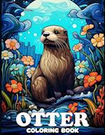 Otter Coloring Book: Adorable Otter Illustrations To Color. Sea Otter Coloring Book 