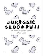 Jurassic Sudokawaii - 66 Medium-Level Sudoku 