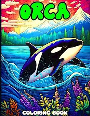Orca Coloring Book: Orca Coloring Pages with Graceful Killer Whale Illustrations To Color & Relax