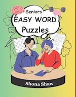 Seniors Easy Words Puzzles: Stimulate the Brain Activities for the Elderly 