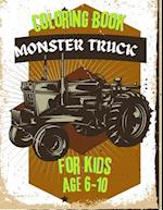 Monster Truck Coloring Book For Kids: Roaring Wheels: A Monster Truck Coloring Adventure for Kids 