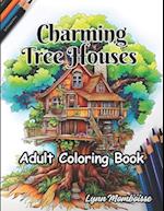 Charming Tree Houses Adult Coloring Book