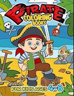 Pirate Coloring Book for Kids Ages 4-8: Coloring Pages for Children to Color 