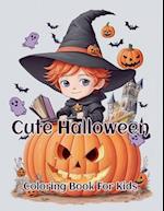 Cute Halloween Coloring Book for Kids 