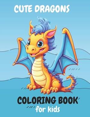 Cute dragons coloring book for kids