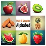 Fruits & Vegetables Alphabet: ABC Fruits and Veggies, Alphabet Book from A to Z for Kids 