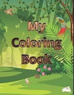 My Coloring Book: 80 Page Dragon Coloring Book for Kids 