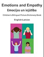 English-Latvian Emotions and Empathy Children's Bilingual Picture Dictionary Book 