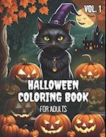 Halloween Coloring Book For Adults Vol. 1