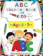 ABC COLORING BOOK FOR KIDS: ABC PHONRTICS 