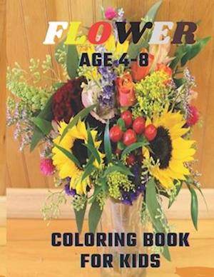 Flower Coloring Book For Kids: "Garden Wonders: Whimsical Flower Coloring for Kids"