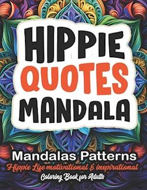 Mandalas & Mindful Hippie: Art Therapy: Large Print 8.5x11 - Mandalas for Stress Relief & Relaxation