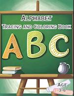 Alphabet Tracing And Coloring Book 