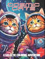 Cosmic Cats: A Galactic Coloring Adventure 