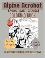 Alpine Acrobat (Mountain Goats): coloring book 