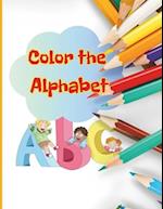 Color the Alphabet: Coloring page with learning the alphabet 