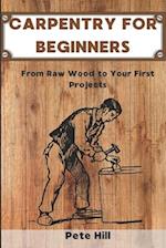 Carpentry for Beginners : From Raw Wood to Your First Projects 