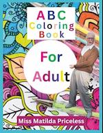 ABC Coloring Book for Adult - Men