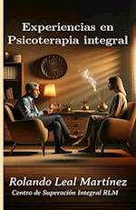 Experiencias en Psicoterapia integral