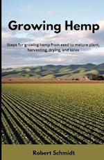 Growing Hemp: Steps for growing hemp from seed to mature plant, harvesting, drying, and sales 