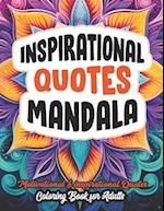 Inspirational Quotes Coloring Book for Adults