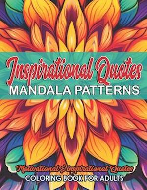 Inspirational Quotes Coloring Book: Large Print 8.5 x 11 inches