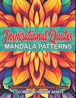 Inspirational Quotes Coloring Book: Large Print 8.5 x 11 inches 