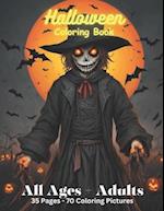 Halloween Coloring Book All Ages + Adults