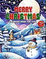 Merry Christmas Coloring Book for Kids: Interactive Coloring Fun for Kids 