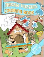 Jigsaw Puzzles Coloring Book: Pet Edition 