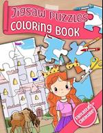 Jigsaw Puzzles Coloring Book: Fantastic creature edition 