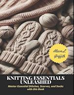 Knitting Essentials Unleashed: Master Essential Stitches, Scarves, and Socks with this Book 