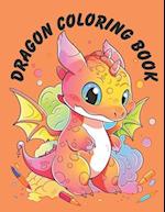 Dragon Coloring Book: Cute dragons being young. 