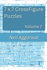 7 x 7 Cross Figure Puzzles: Volume 2 