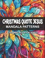Inspirational Mandalas: Jesus Christmas Edition: For Adults & Teens | Art Therapy & Relaxation 