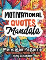 Relax & Color: Motivational Quotes Coloring Book: Boost Confidence & Creativity: 8.5x11 Large Print 