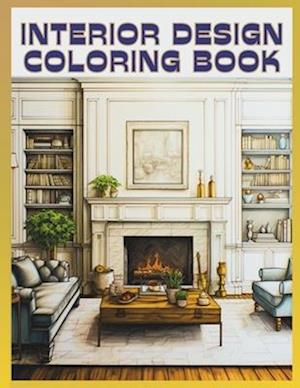 Interior Design Coloring Book