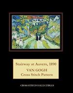 Stairway at Auvers, 1890 : Van Gogh Cross Stitch Pattern 