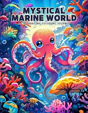 Mystical Marine World: A Captivating Coloring Journey: 50 Intricate Illustrations and Inspiring Quotes for Coloring Enthusiasts