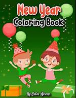 Sparkle & Shine: A New Year's Coloring Journey for Kids Ages 4-10 (LargeFormat 8.5 x 11 inch) 