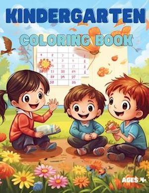 Kindergarten Coloring Book: Bilingual English/Spanish